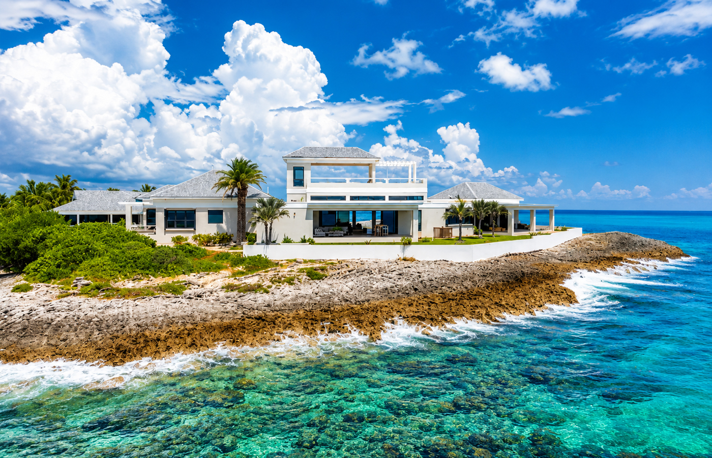 Luxury turnkey island resort
